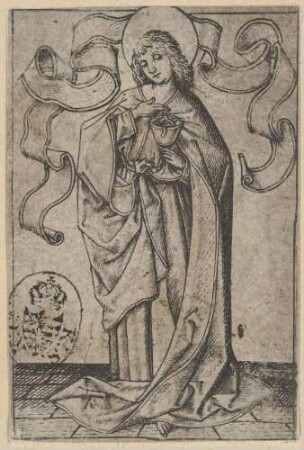 Der heilige Johannes (aus der Folge: Die kleinen stehenden Apostel)