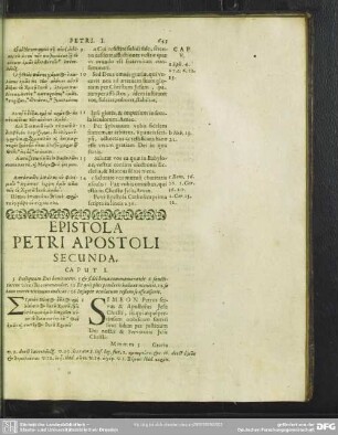 Epistola Petri Apostoli Secunda
