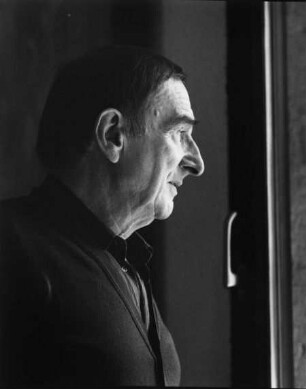 Emil Schumacher (1912-1999; deutscher Maler, Mitbegründer der abstrakten Kunst in Deutschland und Vertreter des Informel; german painter). 11.5.1986