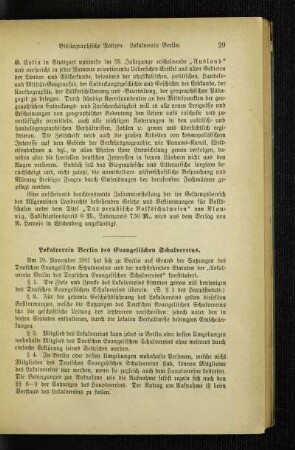 Lokalverein Berlin des Evangelischen Schulvereins