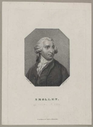 Bildnis des Tobias George Smollet