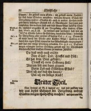 22-28, Dritter Theil. -
