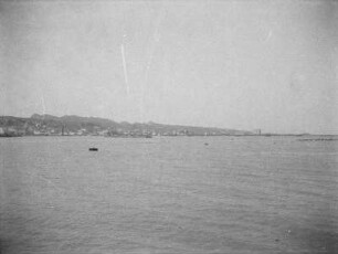 Küste : Blick Meer aus auf die Küste von Durres