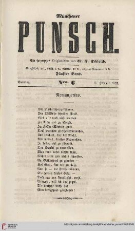 Nro. 6 (8. Februar 1852)