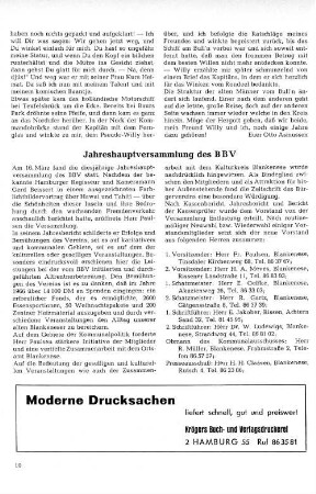 Jahreshauptversammlung des BBV