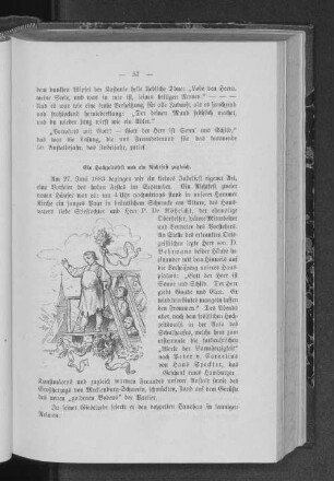 Ein Hochzeitsfest und ein Richtfest zugleich.