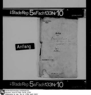 Protokolle über Verhandlungen mit Deputierten der bremischen Landstände (zu Vol. IV)