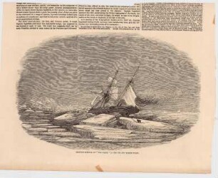 Perilous position of the "Isabel' in the ice off Talbot Inlet
