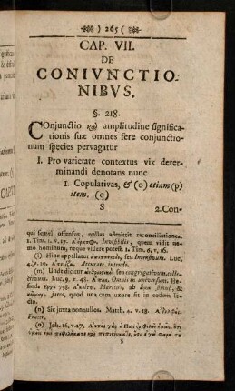 265-314, Caput VII