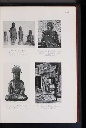 Abb. 189. Amida-Buddha. Bronzestatuetten der Koryozeit im Koreamuseum St. Ottlilien.