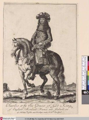 [Karl II, König von England; Carolus II, King of Great Britain]