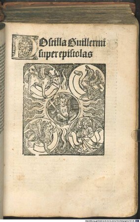 Postilla Guillermi su[per] Epistolas et eua[n]gelia de t[empor]e et de s[an]ctis et [pro] defunctis