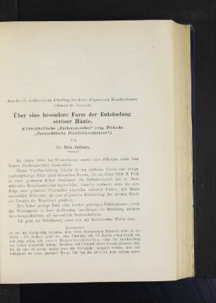 Medicinische Abteilung von Oberarzt Dr. Jollasse.