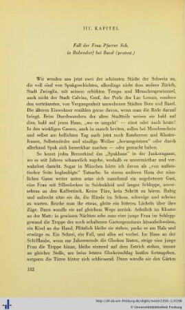 Fall der Frau Pf. Sch. in Bubendorf bei Basel, 1899.