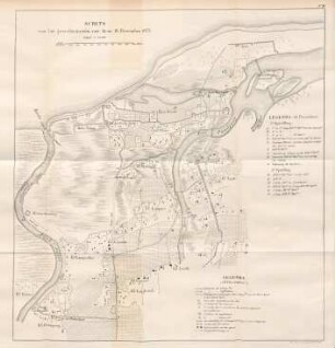 No. II. Schets van het gevechtsterrein van 14 en 18 December 1873