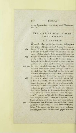 Klein-asiatische Reiche nach Alexander