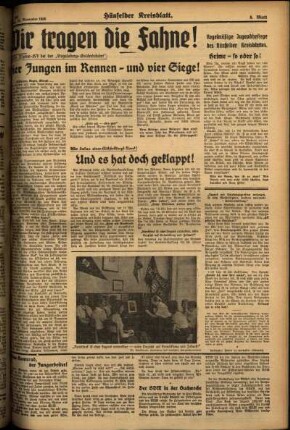 Dritte Ausgabe vom Freitag, den 15. November 1935.