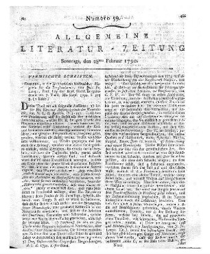 Magazin für die Bergbaukunde. T. 7. Hrsg. von J. F. Lempe. Dresden: Walther 1790
