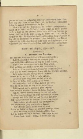Goethe und Schiller, 1794-1805