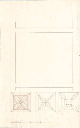 Voit, Johann Michael; Verschiedene Skizzen - Detail