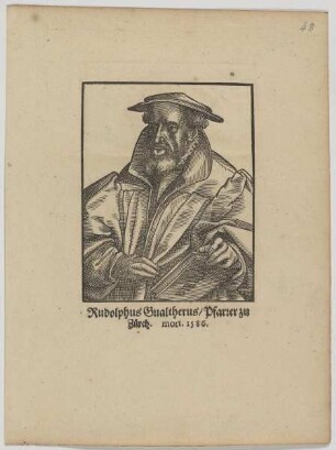 Bildnis des Rudolphus Gualtherus