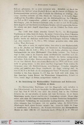 6. Die Entstehung der Bleidenstädter Traditionen und Bodmanns Verhältnis zu ihnen