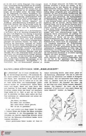 N.F. 11.1931: Vom "Ribeleskopf"