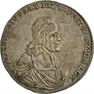 Taler auf den Tod Ernst des Frommen von Sachsen-Gotha-Altenburg, 1675