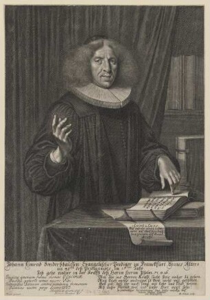 Bildnis des Johann Conrad Sonderßhaussen