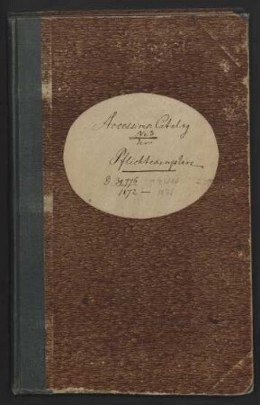 1872/1876 = D,3: Akz. [Pflicht] D. 39,776 bis 45,080; Februar 1872 - Mai 1876