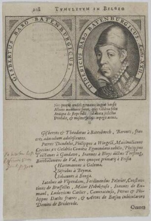 Bildnis des Didericus van Batenburg