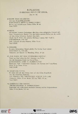 B. Plastik (Nr. 89-96)