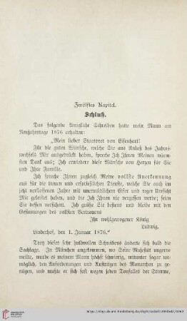 Zwölftes Kapitel: Schluß