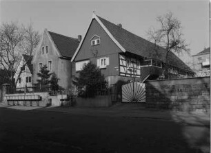 Dresden-Mickten, Altmickten Nr. 11, 12 und 15, Straßenansicht von Südosten
