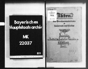 Altötting. Freiplätze im Institute der Engl. Fräulein.