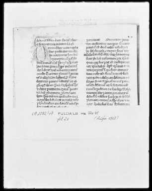 Defensor, Liber Scintillarum — Initiale D(ominus dicit), Folio 2verso