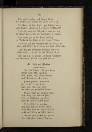 68. Lob des Flachses.