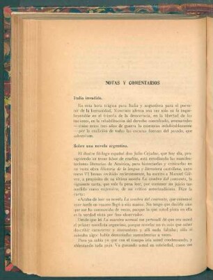 Sobre una novela argentina