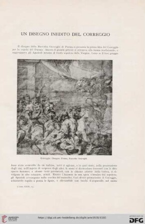 31: Un disegno inedito del Correggio