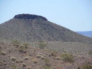 Wüstenlandschaft bei Boulder City : Wüstenlandschaft bei Boulder City, aufgenommen am 10. August 2012