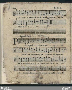 XXXVII. Pater noster; SWV 89