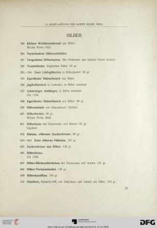 Silber (Nr. 389-460)