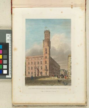 Das Postgebäude Und Der Telegraph In Hamburg