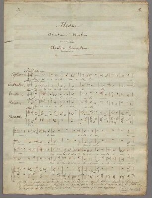 Masses; a; Coro, org - BSB Mus.Schott.Ha 8876-19