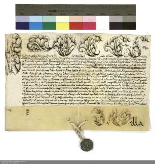 Mitteilung durch Papst Benedikt XIV. der Erhebung Amands von Buseck zum Fürstbischof von Fulda