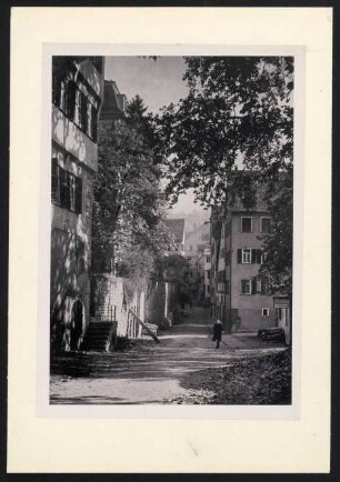 PA 7006, Bursagasse vom Eingang der alten Burse aus um 1950