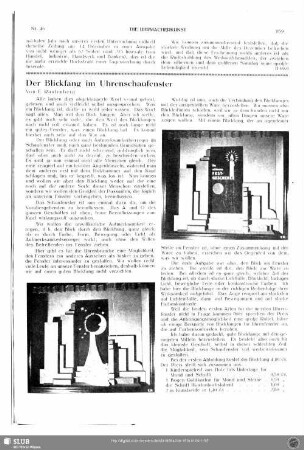 Der Blickfang im Uhrenschaufenster