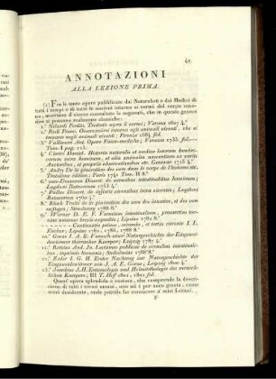 Annotazioni Alla Lezione Prima.