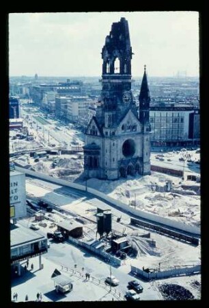 Ged.-Kirche vom Hochhaus 5.9.59.