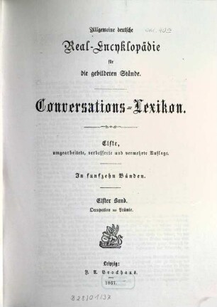 Allgemeine deutsche Real-Encyklopädie für die gebildeten Stände : Conversations-Lexicon, 11. Occupation - Prämie